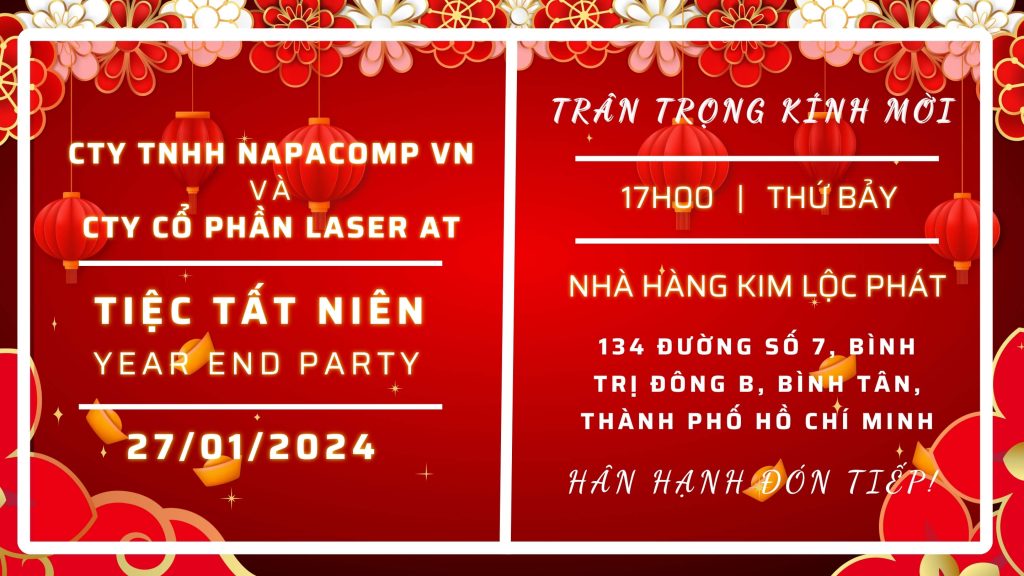 Thông Báo Sự Kiện Tất Niên Year End Party 2023