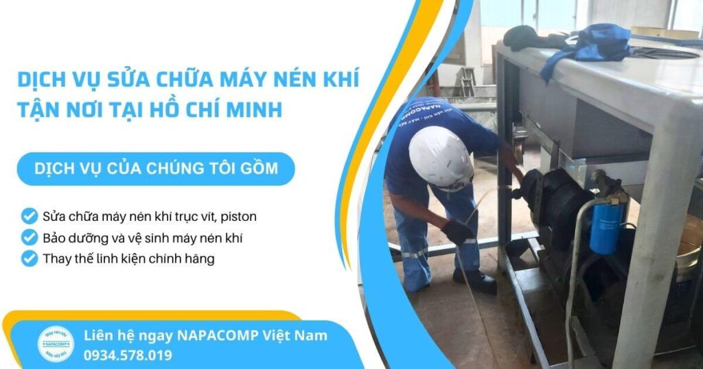 Báo Giá Dịch Vụ Sửa Chữa Máy Nén Khí Tận Nơi Giá Rẻ Tại Hcm