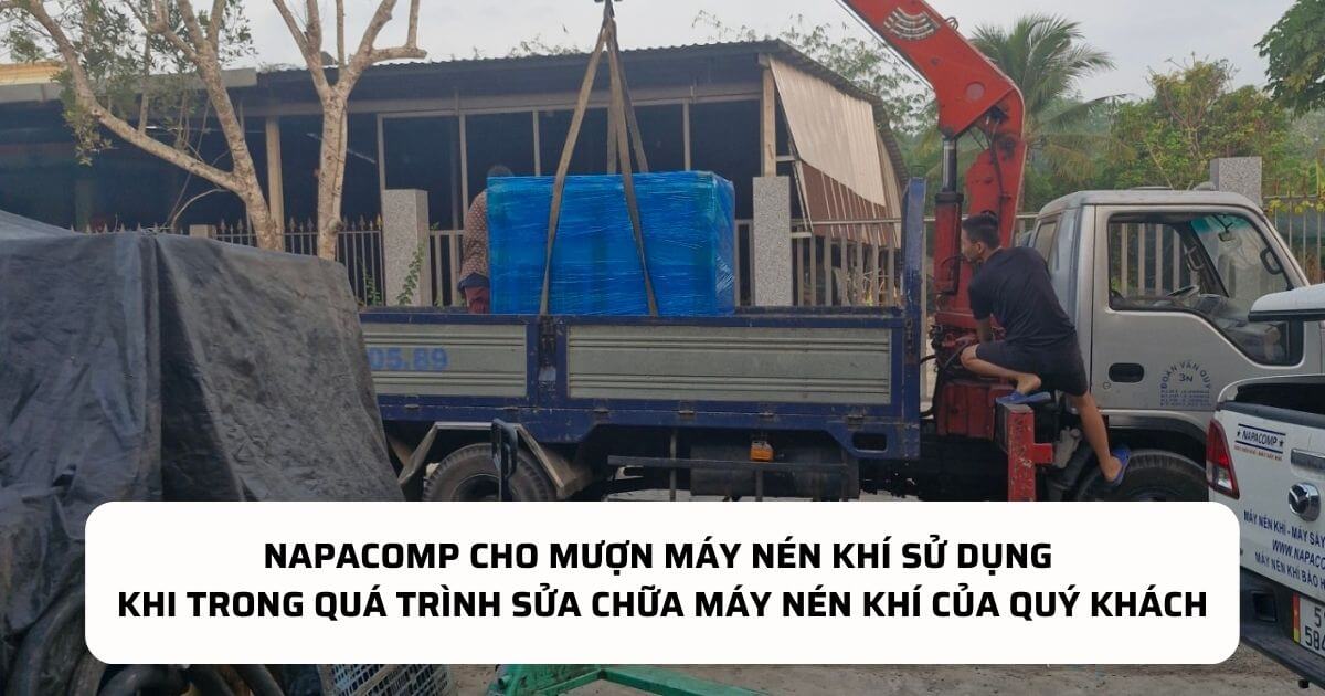 Trong quá trình sửa chữa máy nén khí của quý khách, chúng tôi cũng cho quý khách mượn máy để sử dụng, đảm bảo quá trình vận hành công hiệu suất công việc.