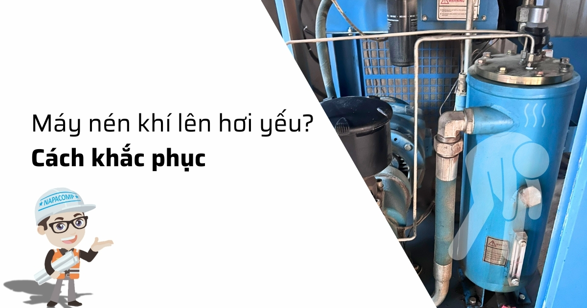 Hiểu đúng Cách Sửa Lỗi Máy Nén Khí Không Ngắt Hơi Và Hơi Lên Rất Chậm