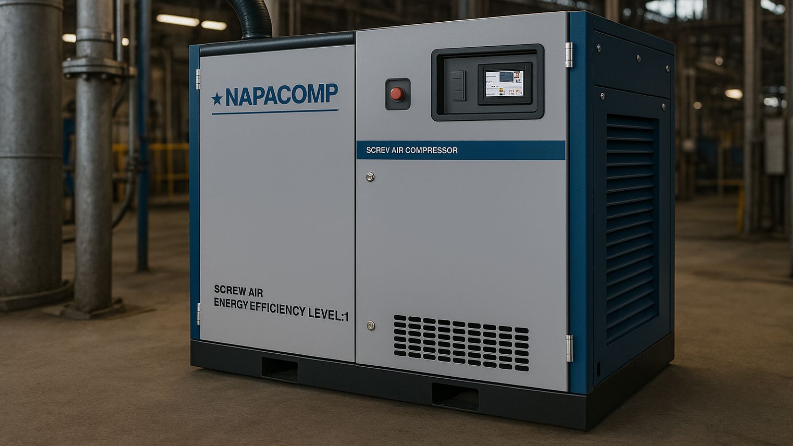 máy nén khí trục vít Napacomp Vận hành