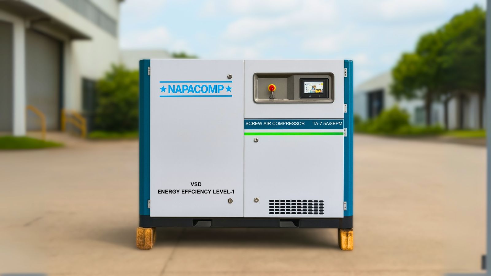 Máy nén khí trục vít tiết kiệm điện 7.5kW NAPACOMP TA-7.5A/8EPM