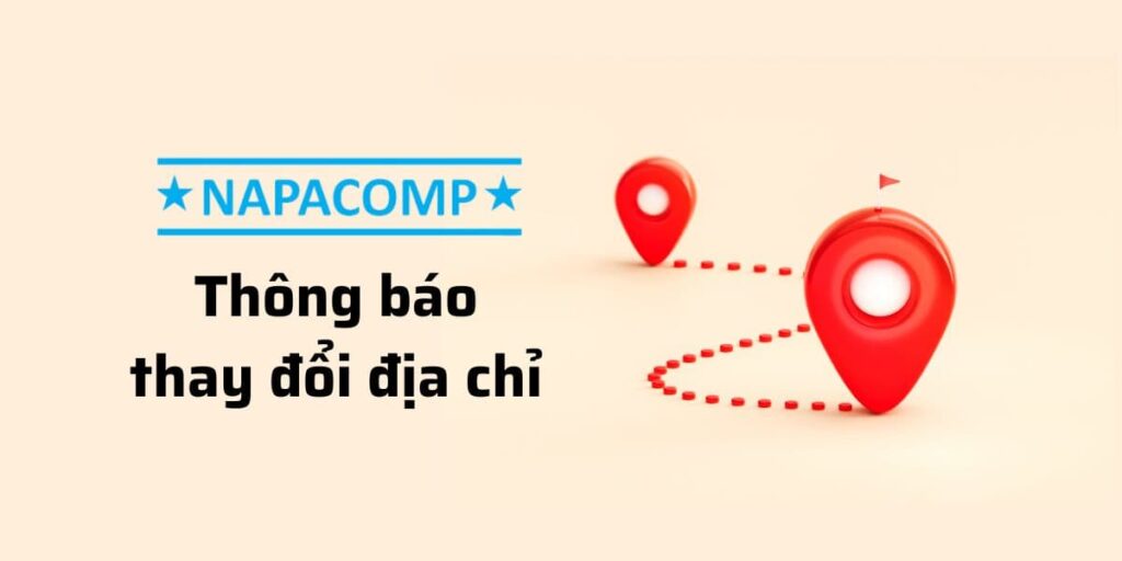 thong bao thay doi dia diem napacomp viet nam